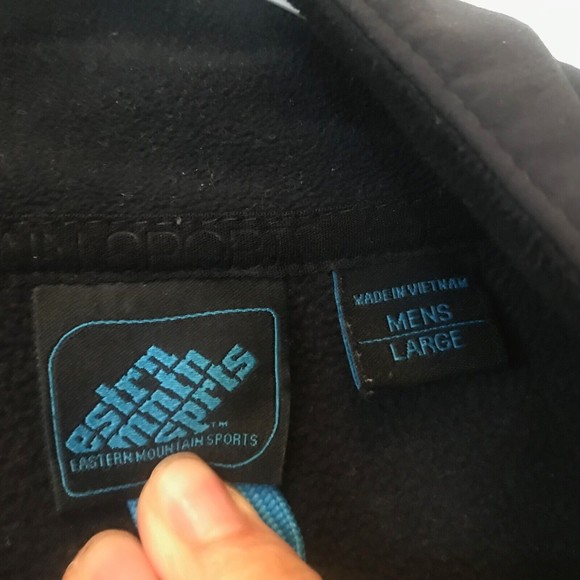 EASTERN MOUNTAIN SPORTS Endo therm Black Soft Shell Jacket men's size LARGE - Picture 2 of 10